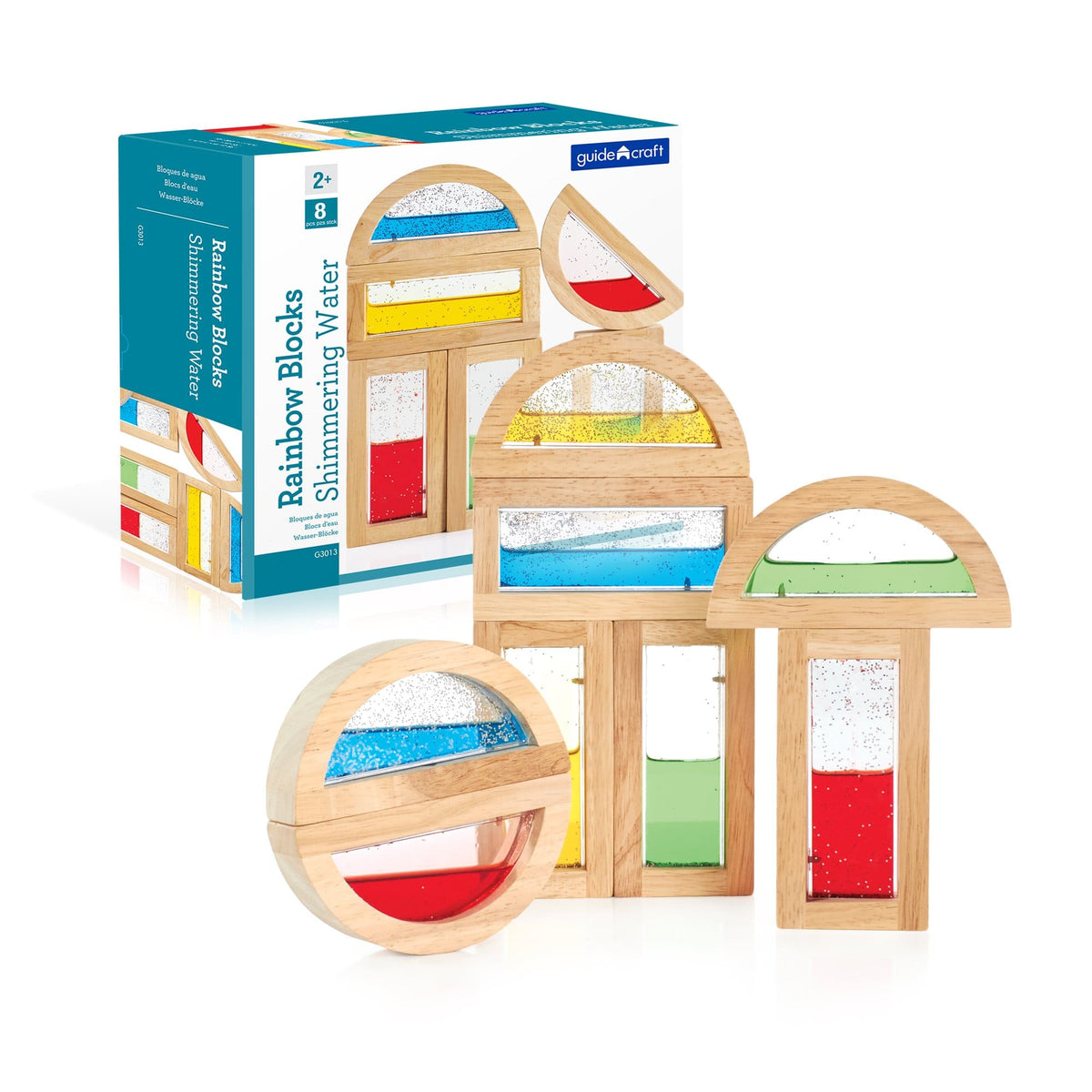 Guidecraft Rainbow Blocks – Shimmering Water