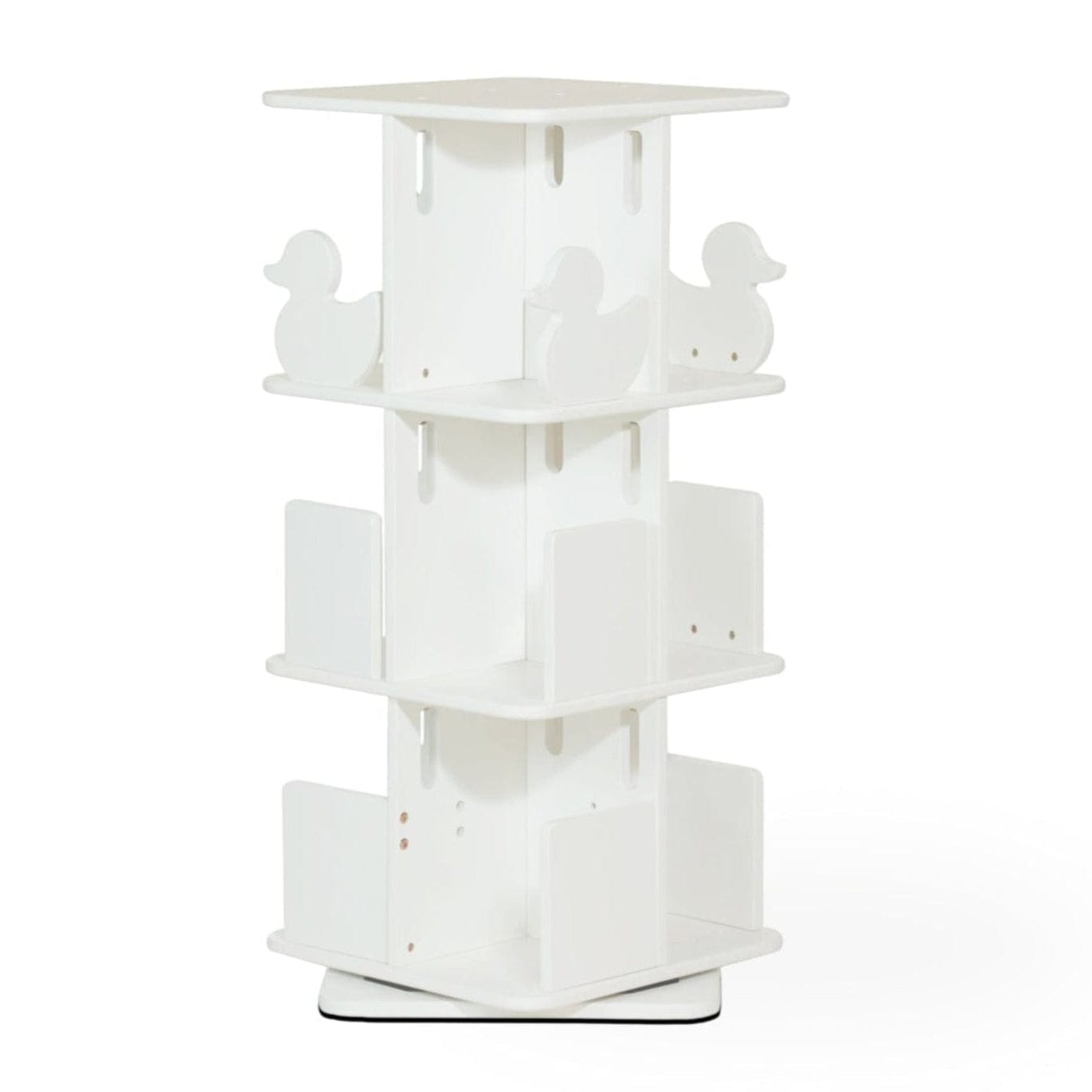 myduckling Montessori Rotating Bookcase - White