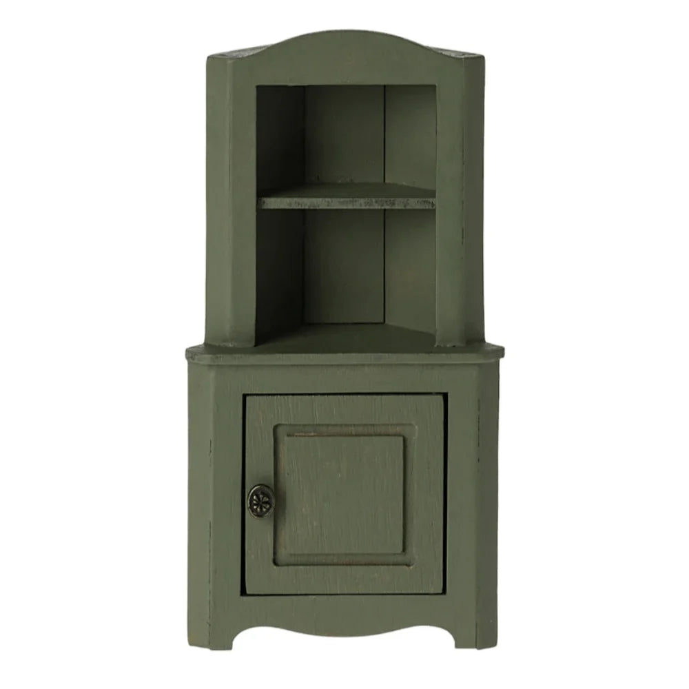 Maileg Corner Cabinet Mouse dark green