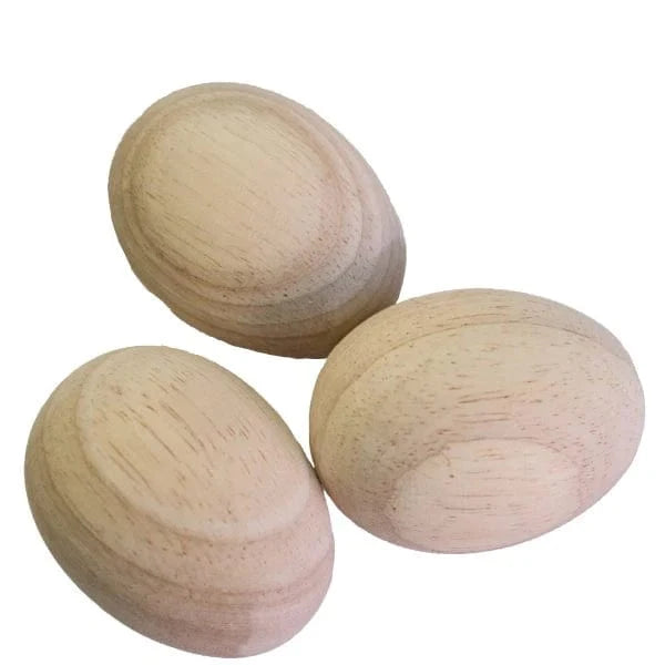 QToys DIY Wooden Eggs (set of 12)