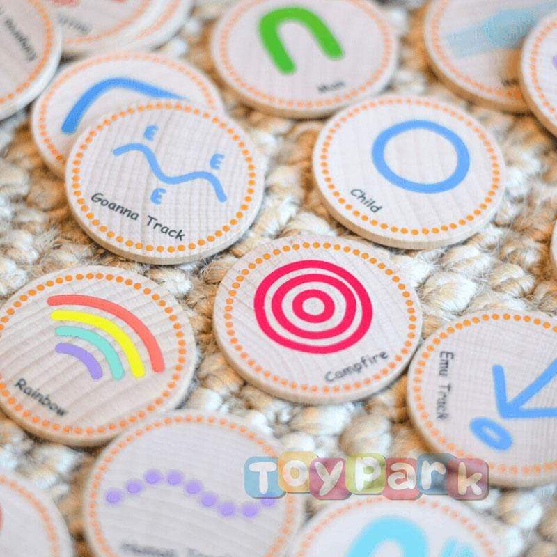 Freckled Frog Indigenous Symbols Matching Pairs