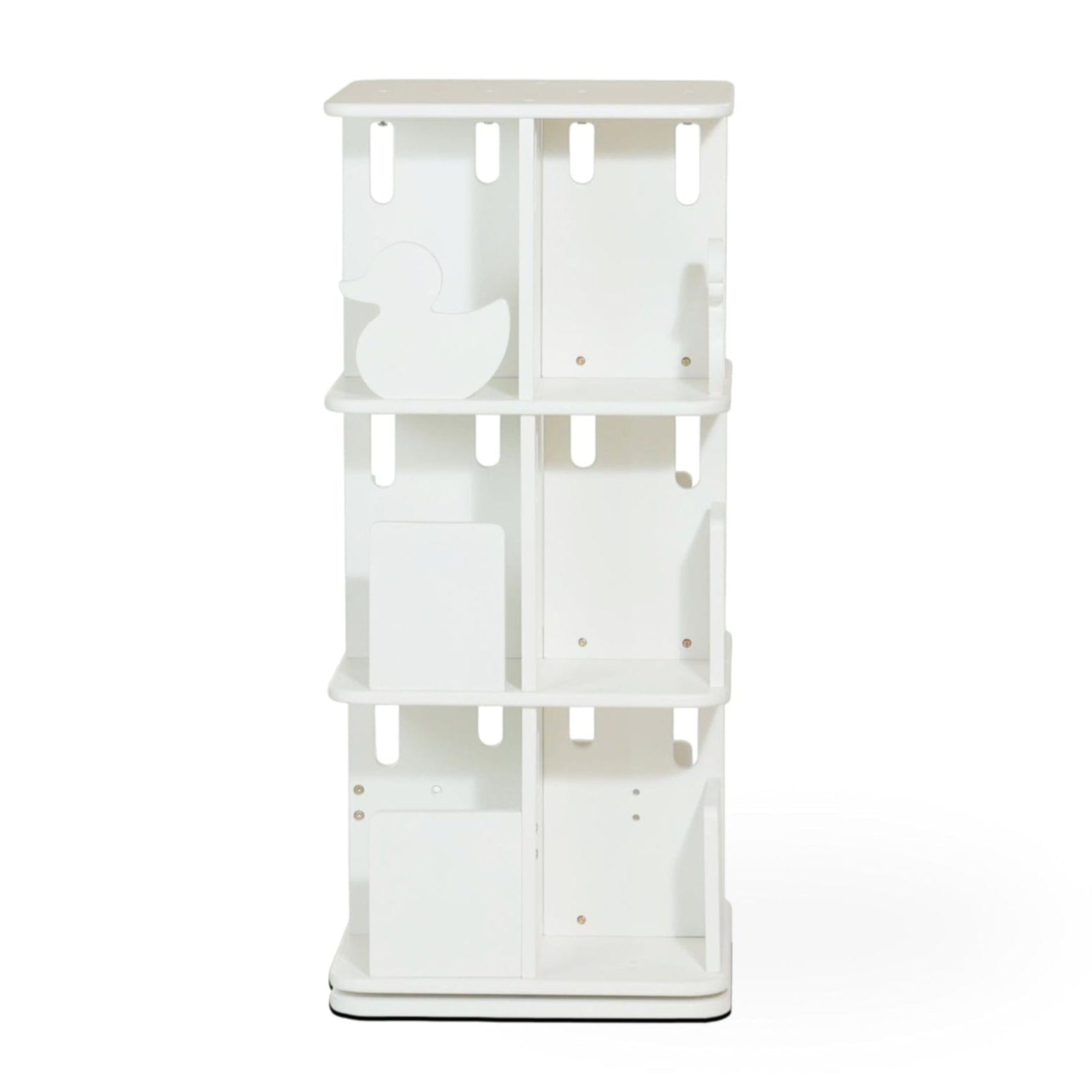 myduckling Montessori Rotating Bookcase - White