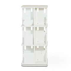myduckling Montessori Rotating Bookcase - White