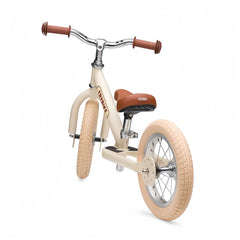 Trybike Steel 2 Wheel Balance Bike - Cream Vintage