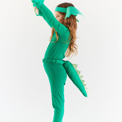 Sarah's Silks Green Dinosaur Tail