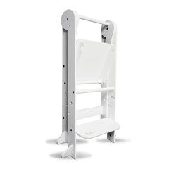 myduckling Deluxe Folding Adjustable Learning Tower - White