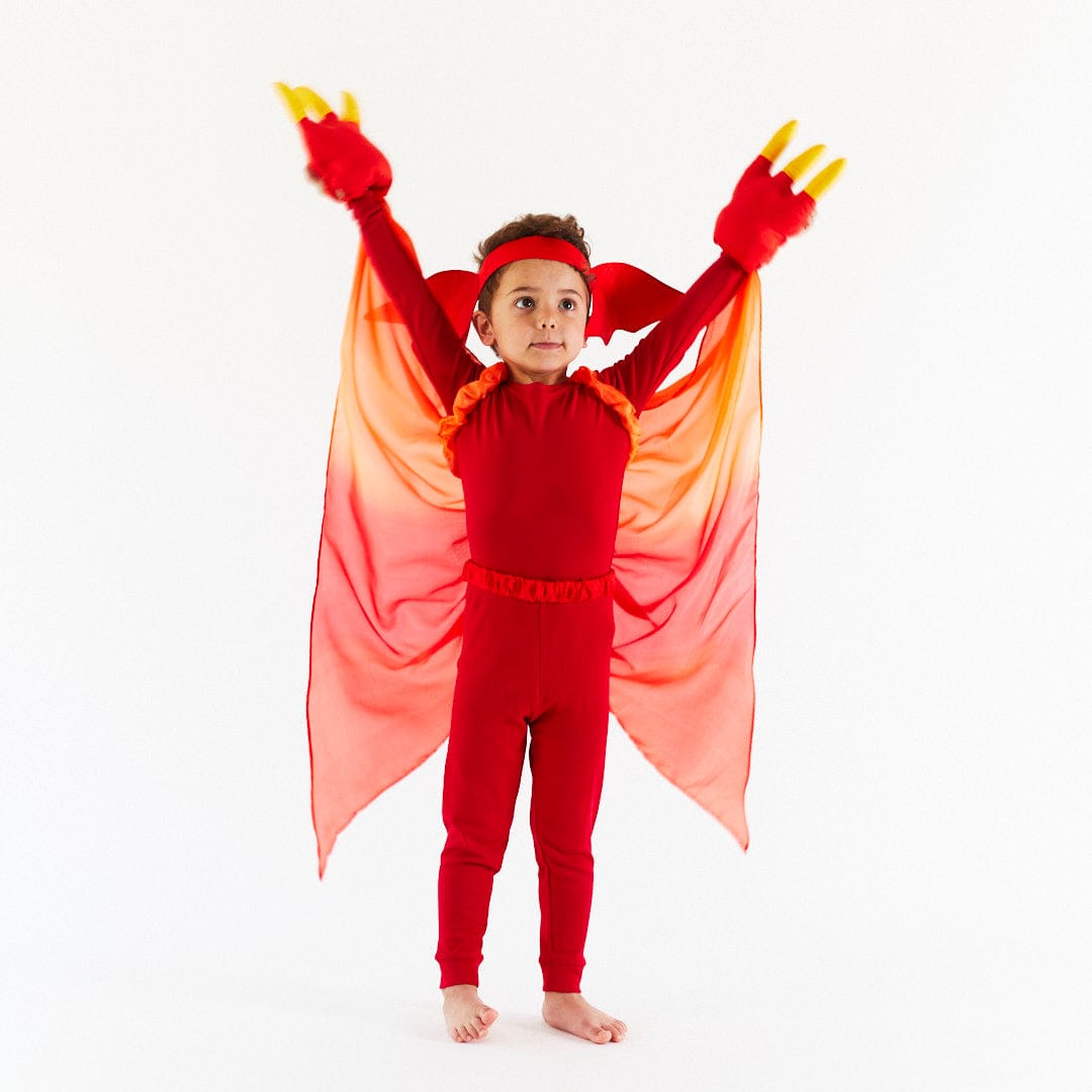 Sarah's Silks Red Dinosaur Wings