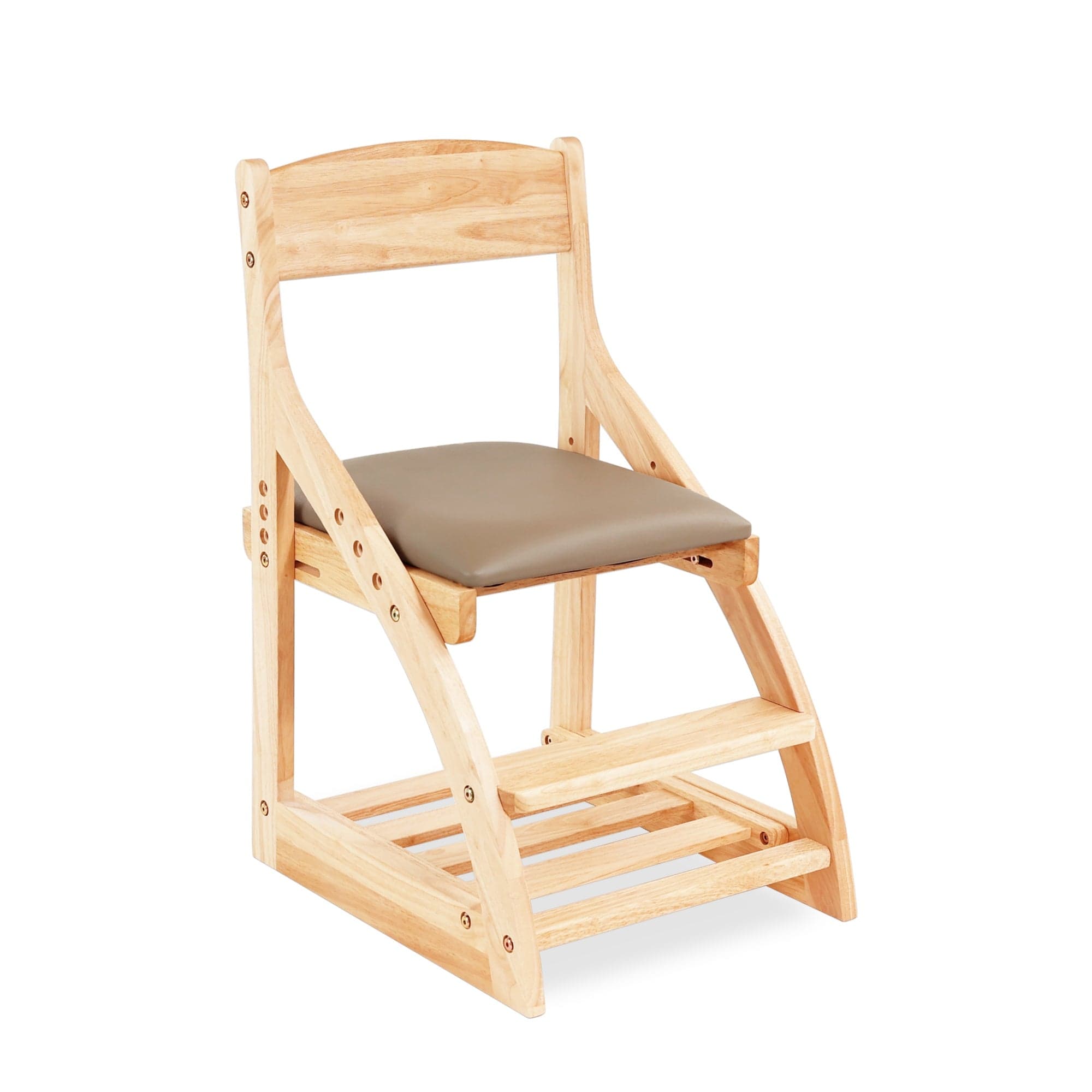 myduckling Montessori  Kids Height Adjustable Dining Chair - Khaki