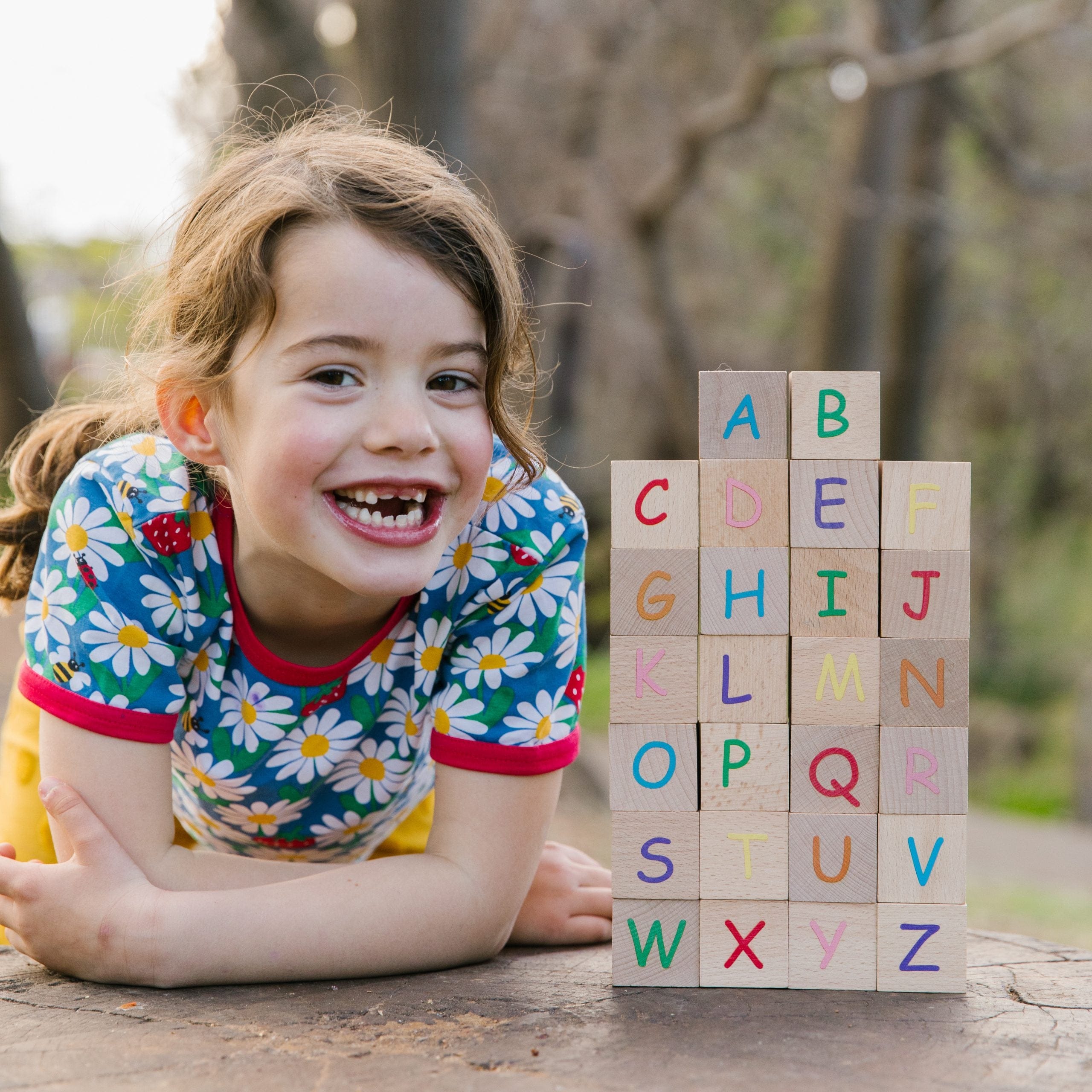 The Freckled Frog ABC Blocks