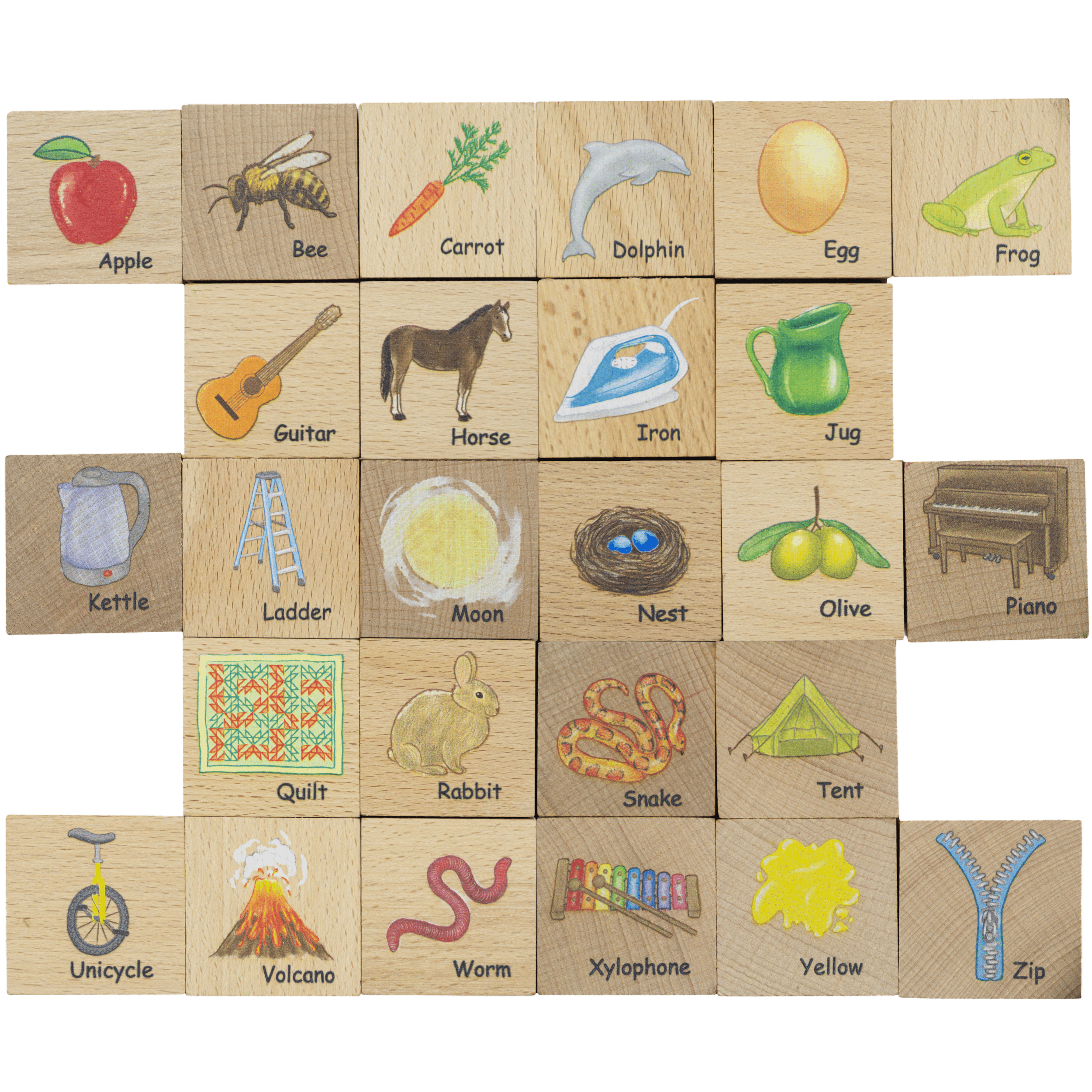 The Freckled Frog ABC Blocks