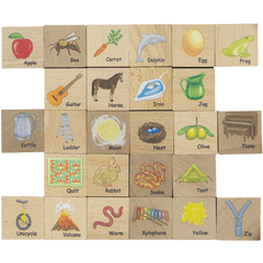 The Freckled Frog ABC Blocks