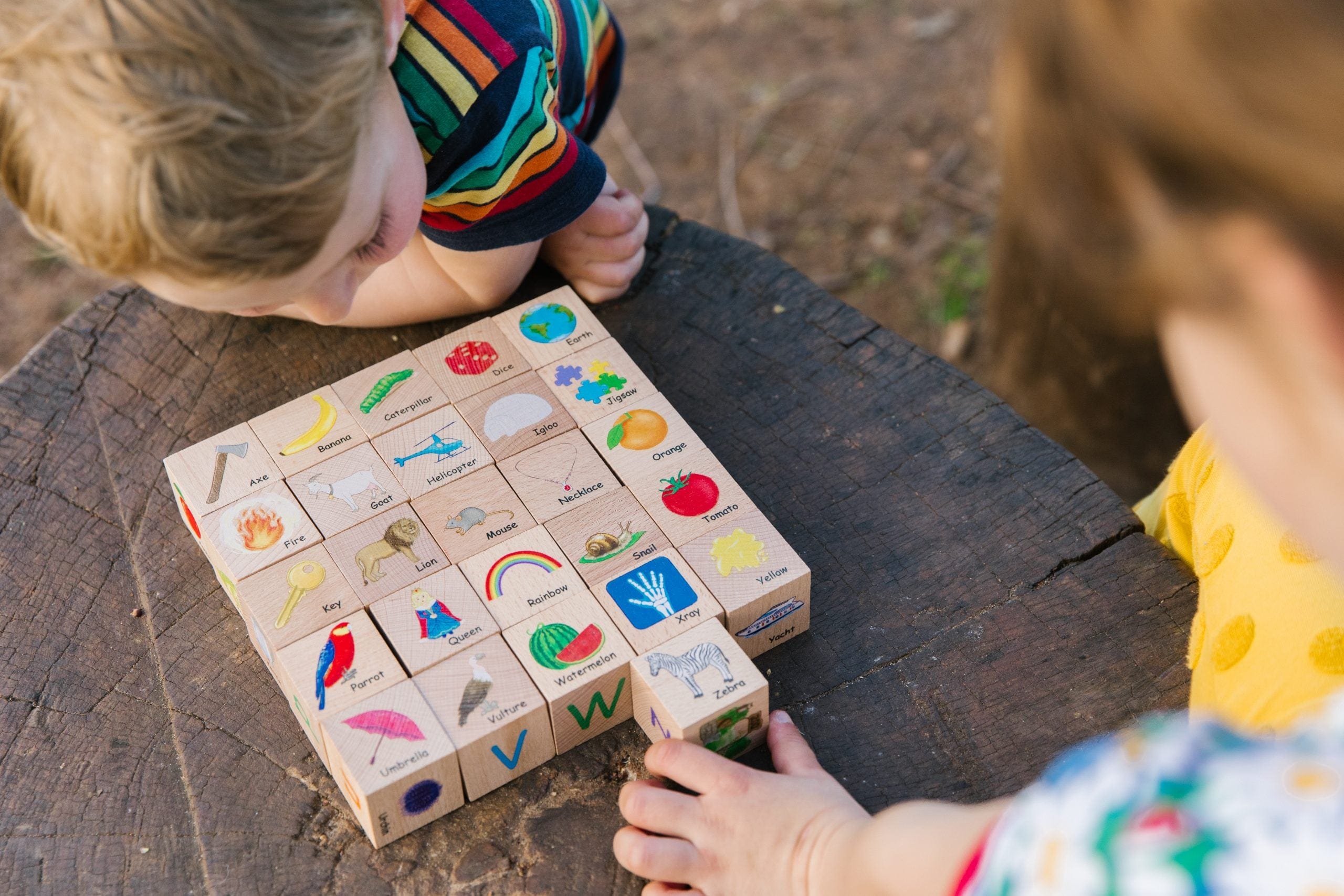The Freckled Frog ABC Blocks