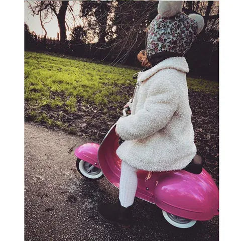 Ambosstoys Primo Classic Pink Ride-On  (Leather Seat)