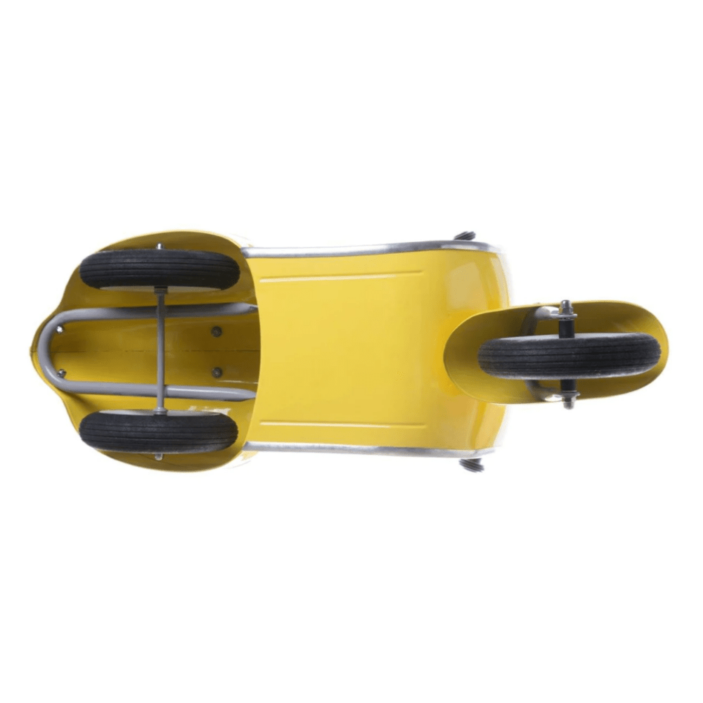 Ambosstoys Primo Classic Yellow Ride-On  (Leather Seat)