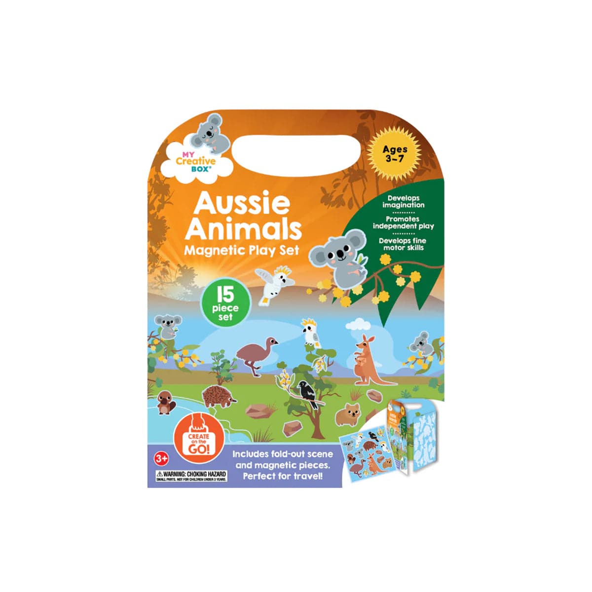 My Creative Box Aussie Animals Magnetic Play Set