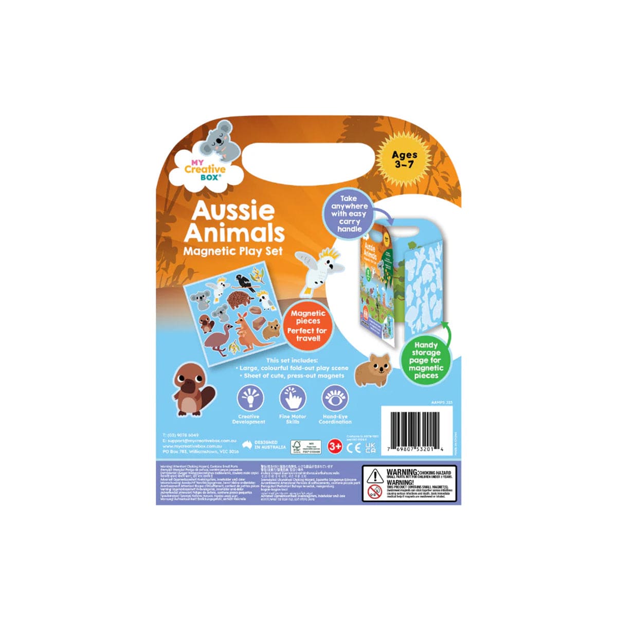 My Creative Box Aussie Animals Magnetic Play Set