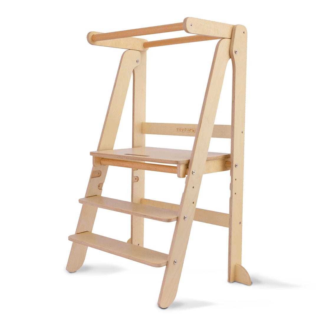 Toypark Folding Learning Tower - Natural