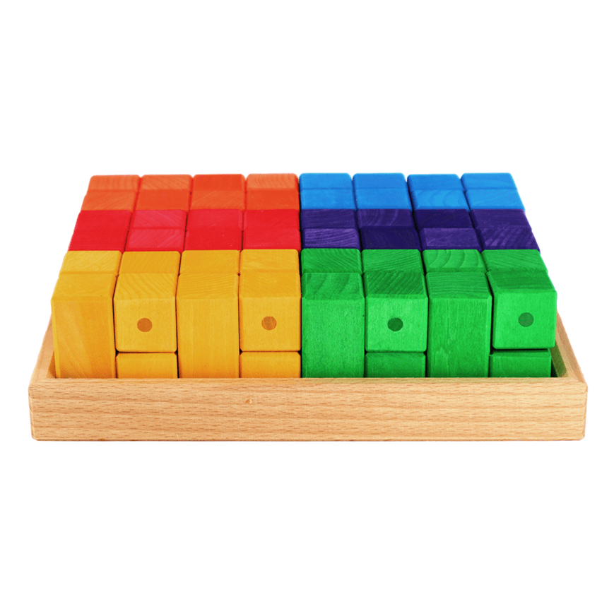 Bauspiel Corner Blocks with tray (24 piece set)