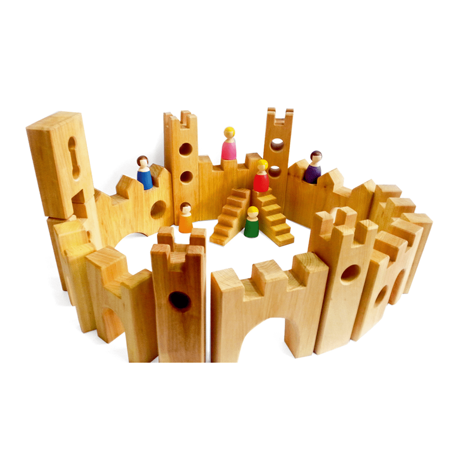 Bauspiel Knight’s Castle 10-piece set