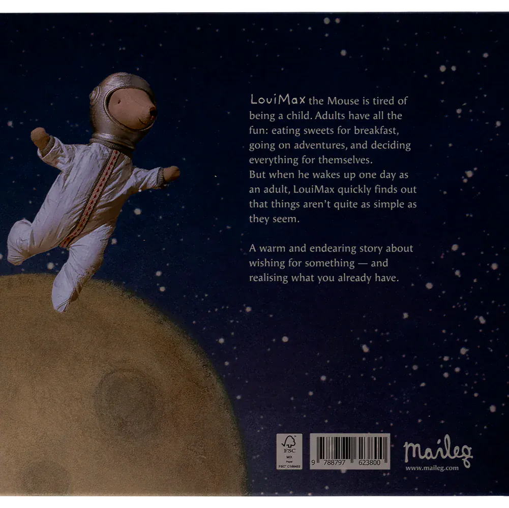 Maileg LouiMax - Dreams of Being an Adult Book