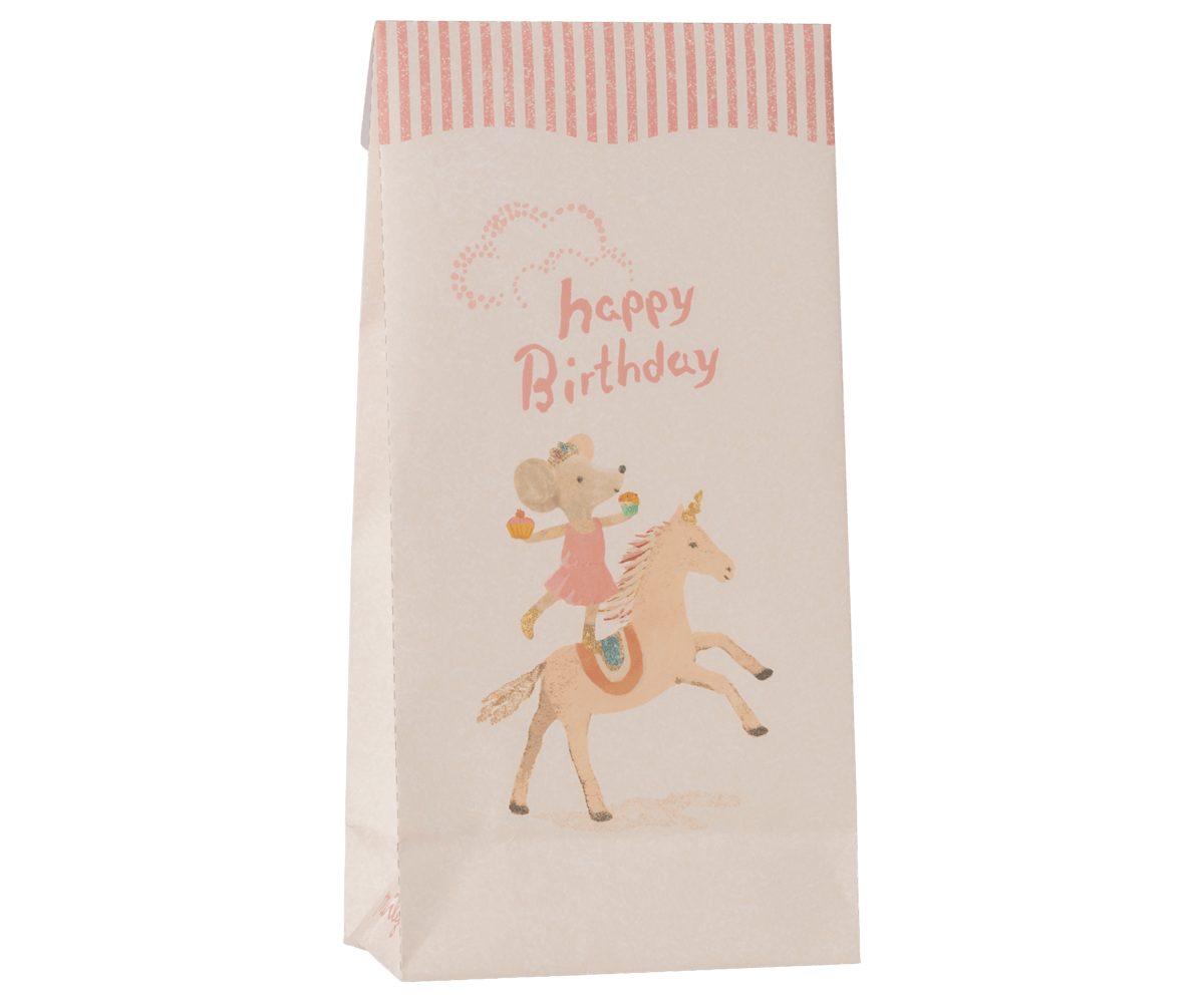 Maileg Goodie Bags Happy Birthday Unicorn 12pk