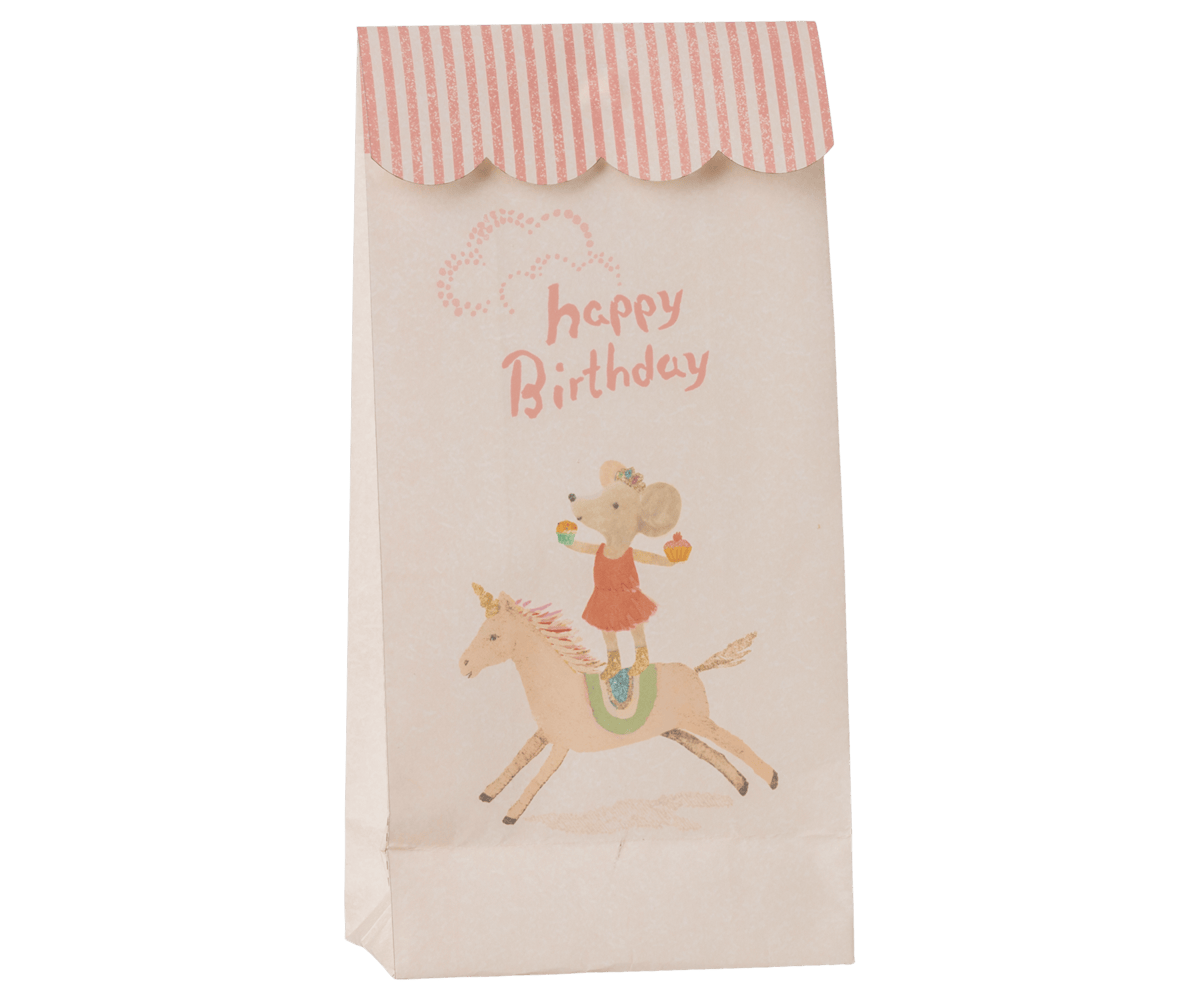 Maileg Goodie Bags Happy Birthday Unicorn 12pk