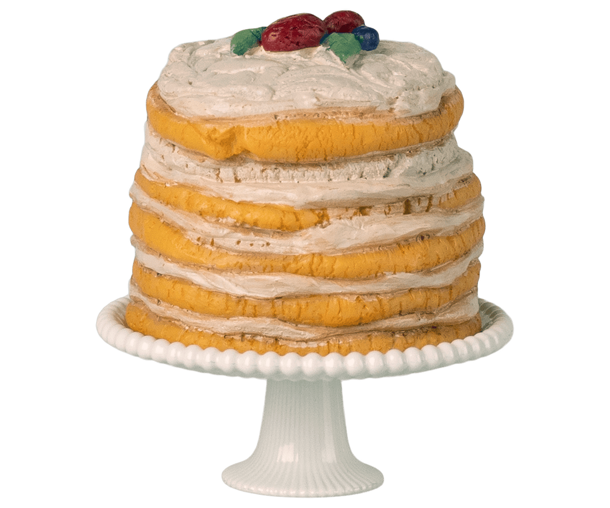 Maileg Party Cake and Cake Stand Mouse