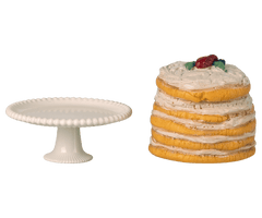 Maileg Party Cake and Cake Stand Mouse