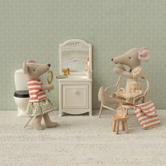 Maileg Toothbrush Set Mouse Coral