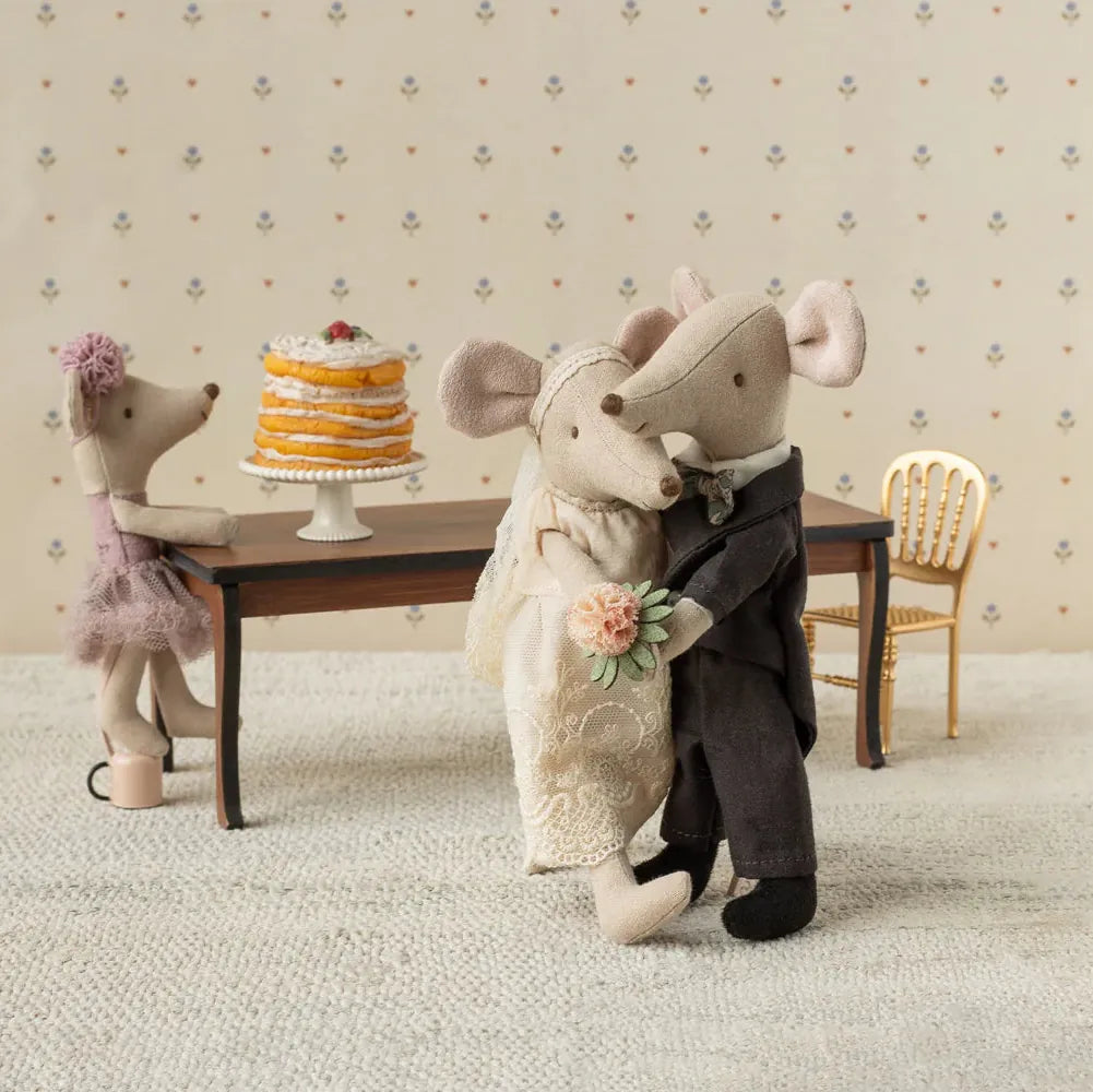 Maileg Wedding Mice Couple in Box Mum and Dad