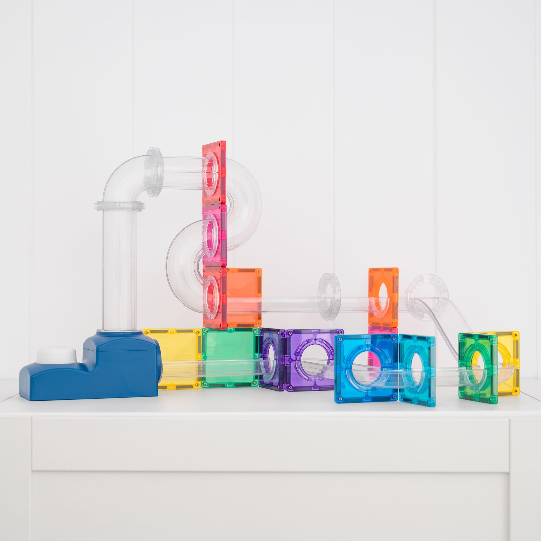 Connetix Tiles Ball Run Launcher Pack 47 Piece