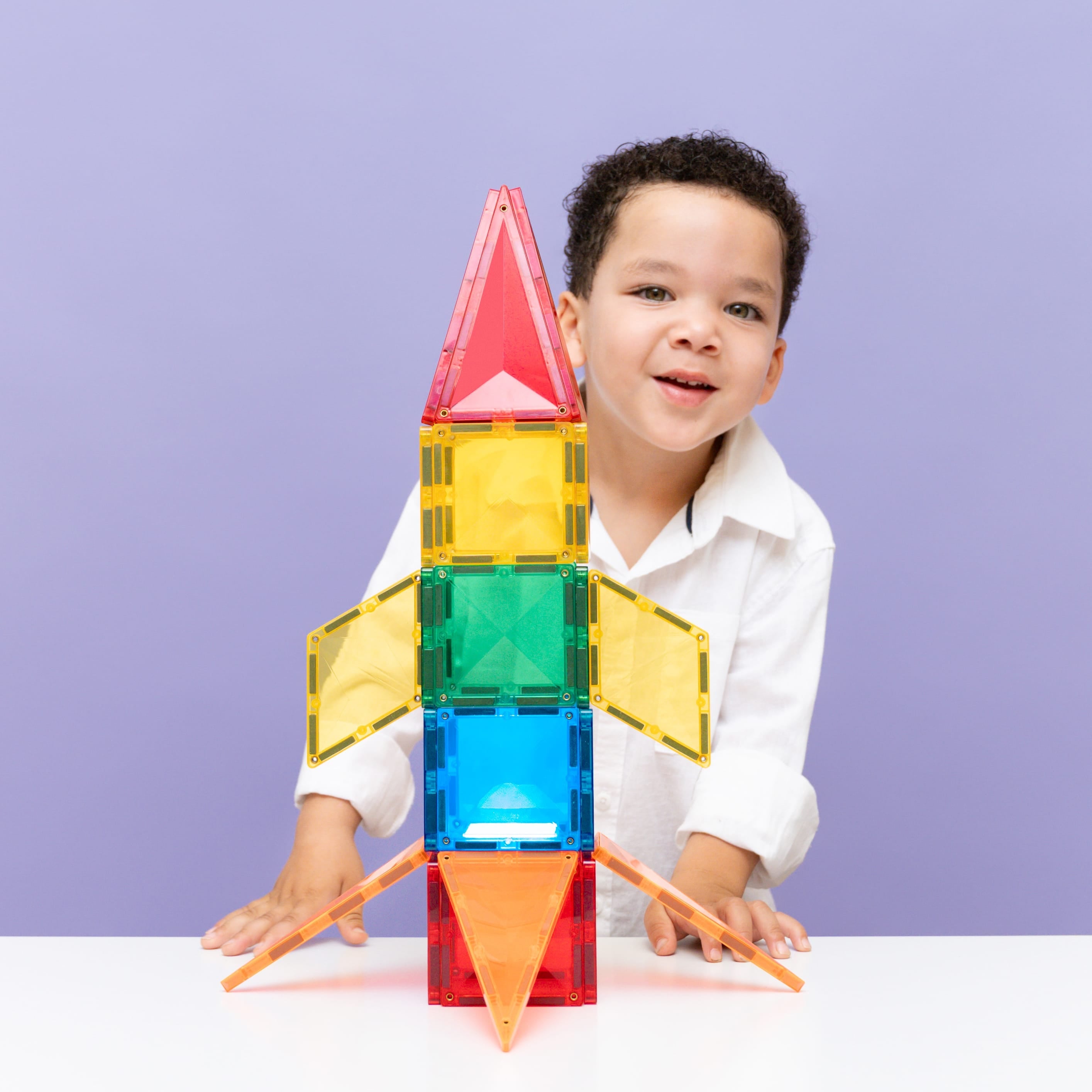 Connetix Tiles Light Rocket Pack 30 Piece