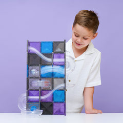 Connetix Tiles Ball Run Galaxy Pack 61 Piece
