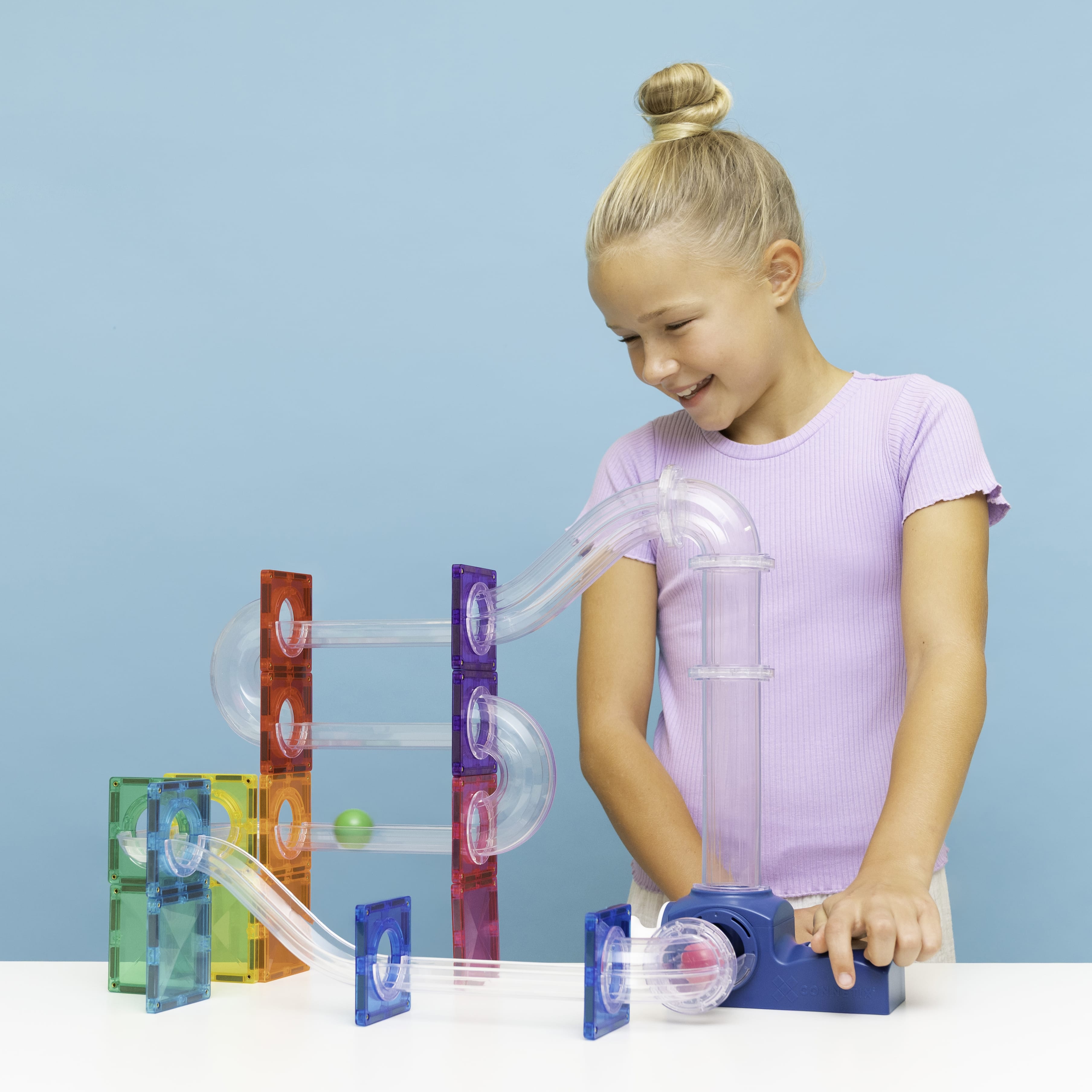 Connetix Tiles Ball Run Launcher Pack 47 Piece