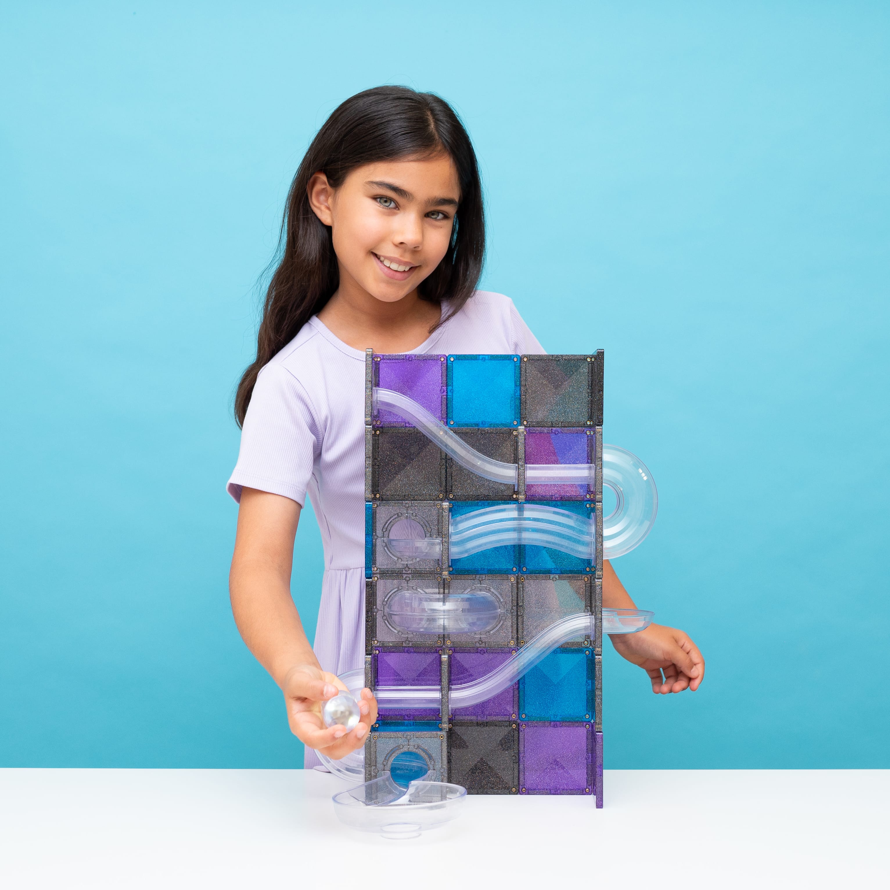 Connetix Tiles Ball Run Galaxy Pack 61 Piece