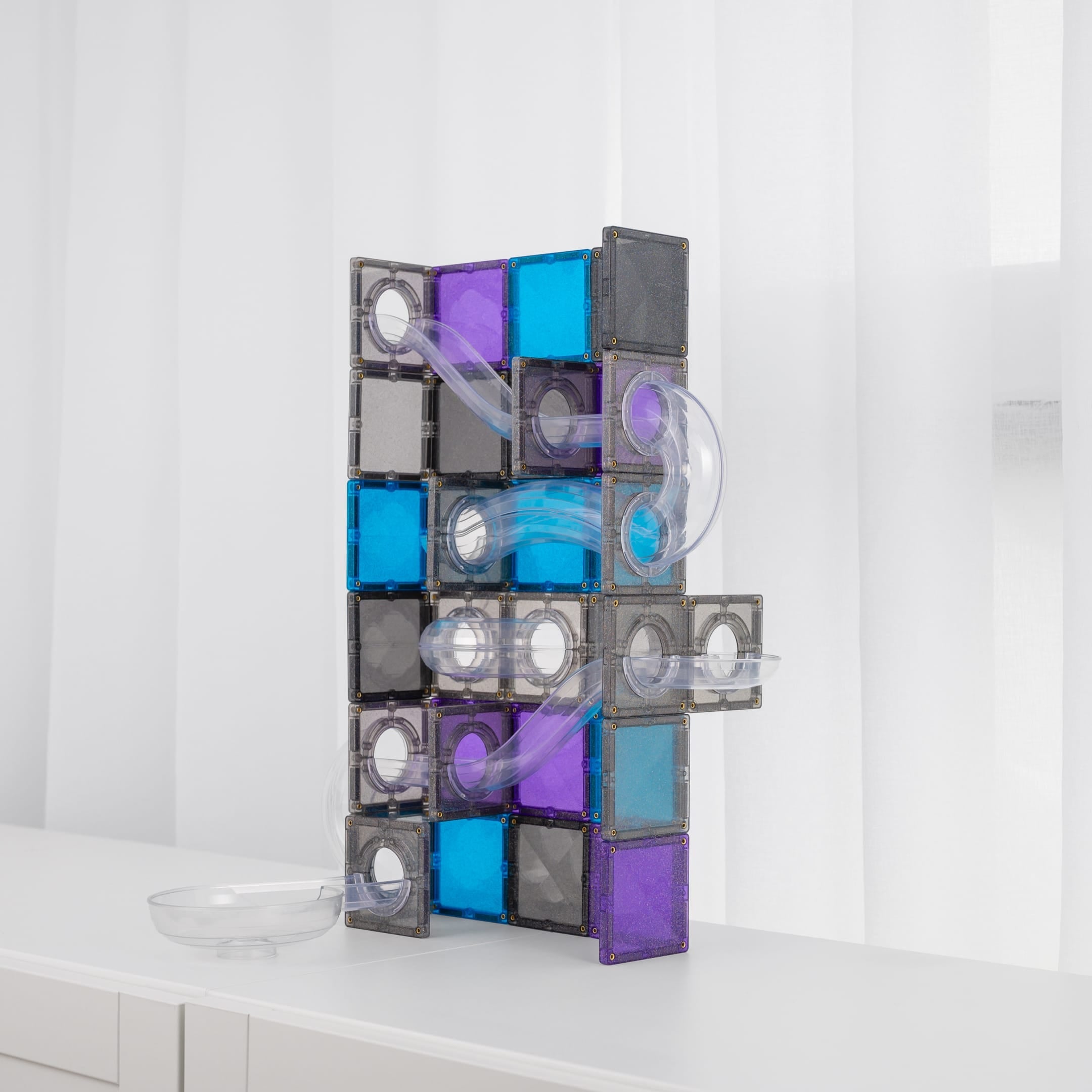 Connetix Tiles Ball Run Galaxy Pack 61 Piece