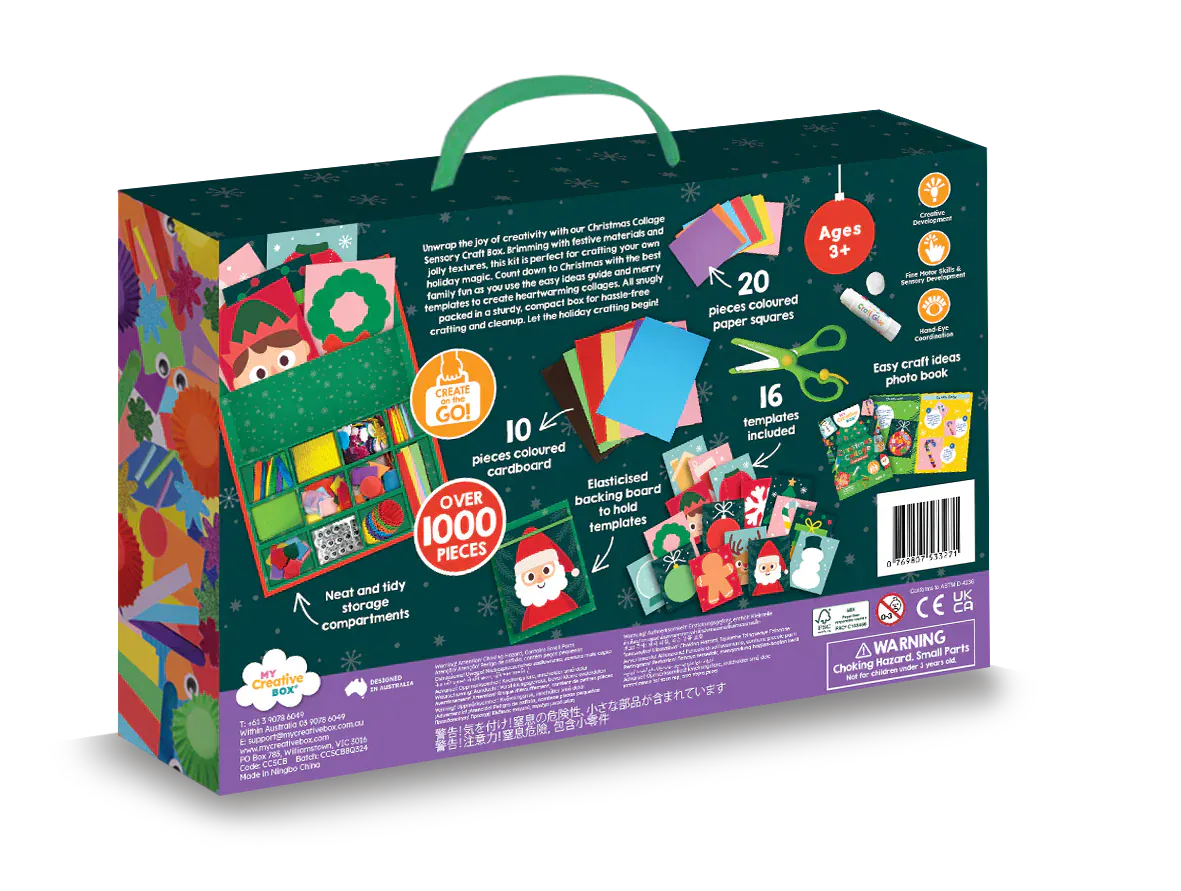 My Creative Box Christmas Collage Sensory Activity Box