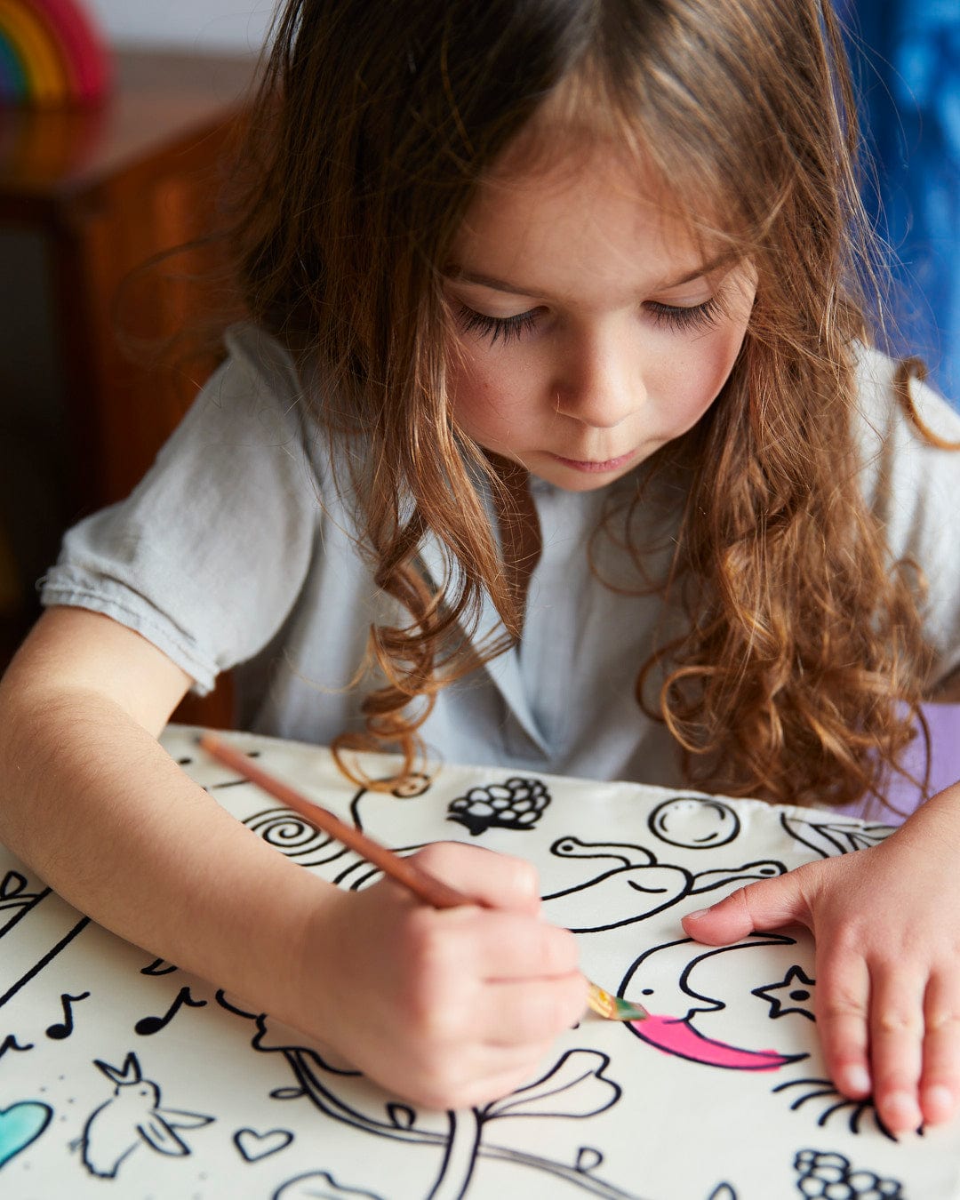 Sarah's Silks Seek & Find Coloring Playsilk