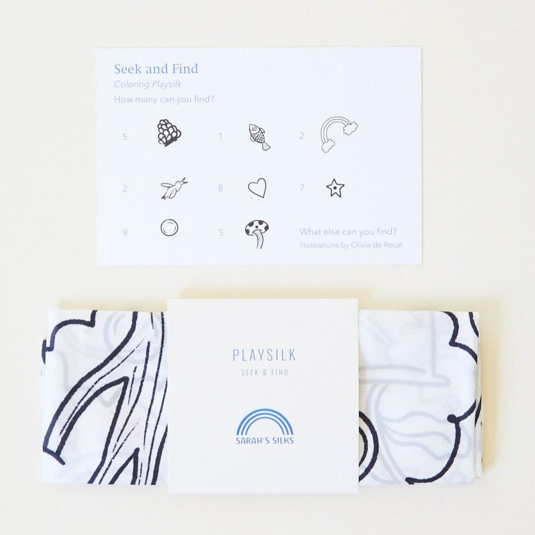 Sarah's Silks Seek & Find Coloring Playsilk