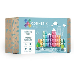 Connetix Tiles Pastel Rectangle Pack 24 Piece
