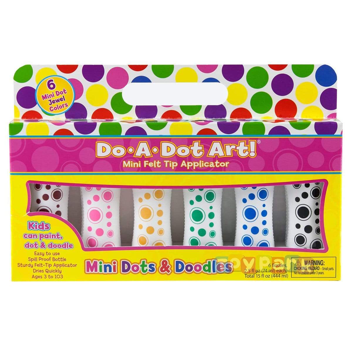 Do A Dot Art! Mini Dot Jewel Tone Markers 6 Pack