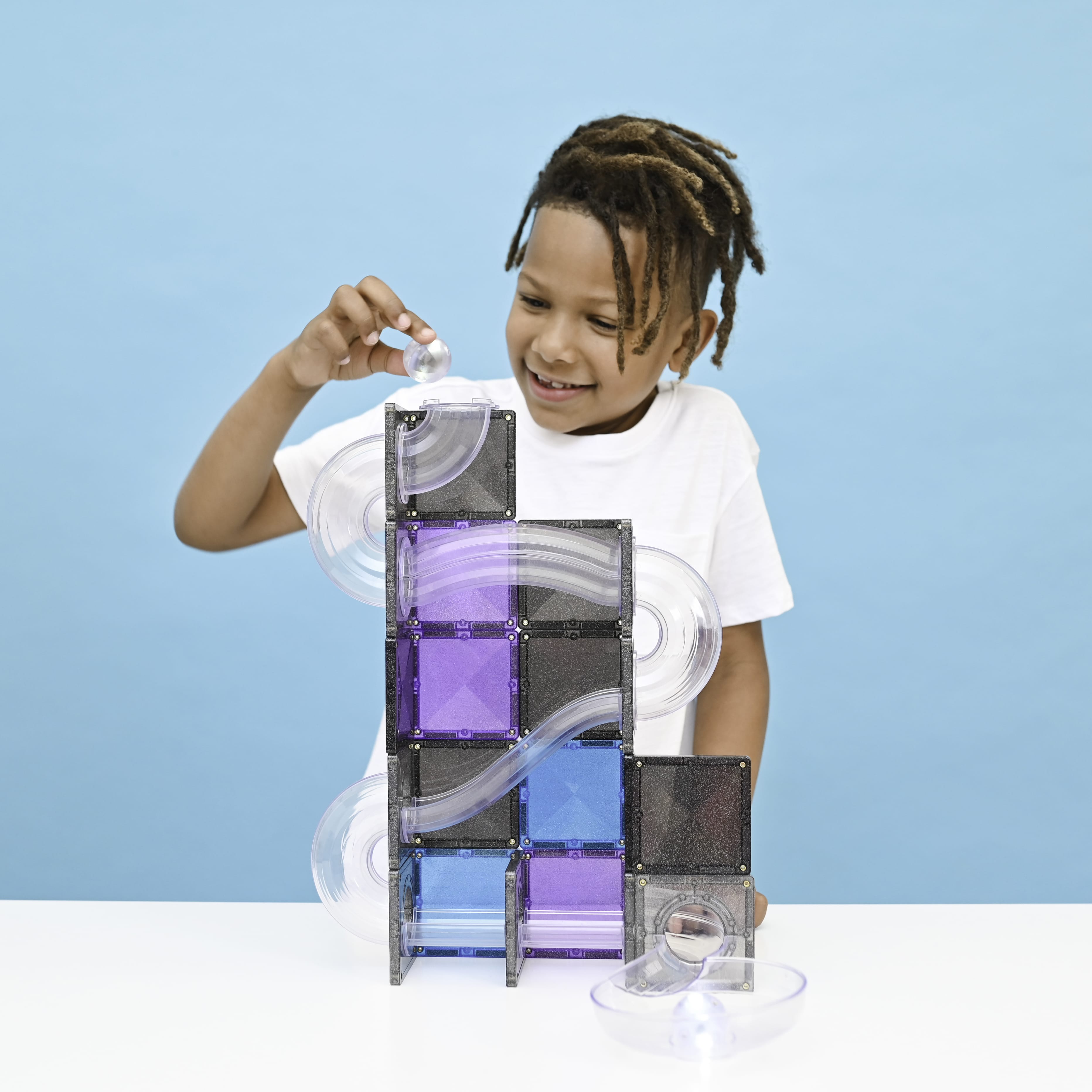 Connetix Tiles Ball Run Galaxy Pack 61 Piece