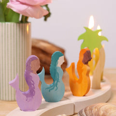 Grimm's Mermaid Candle Holder Decoration