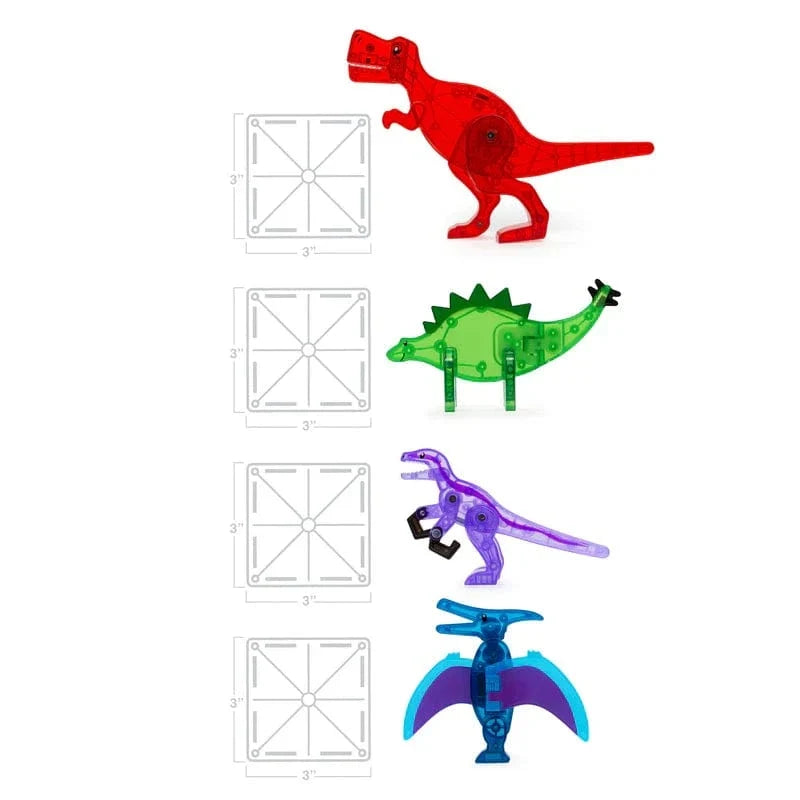 MAGNA-TILES - Dino World - 40 Piece Set
