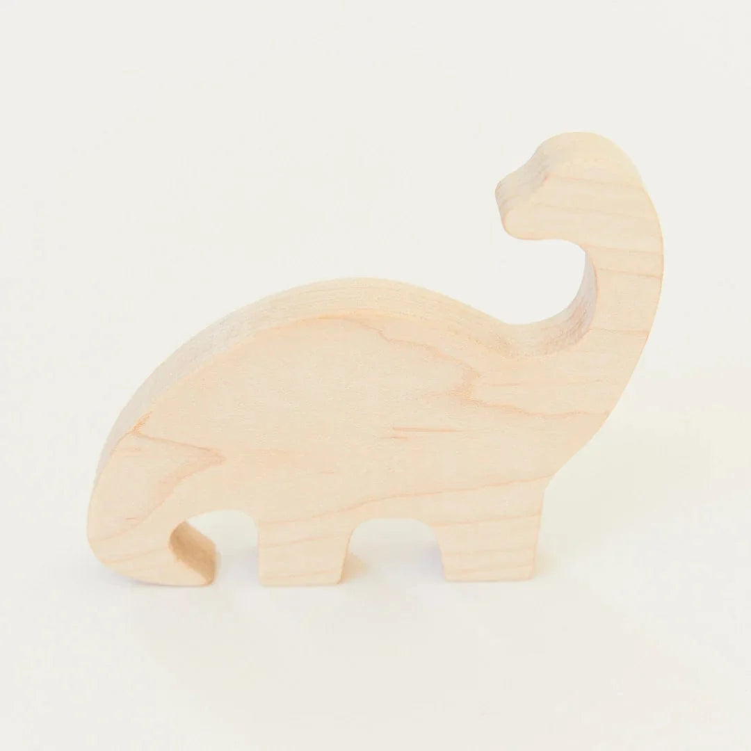 Sarah's Silks Wooden Animal Brachiosaurus  (Maple)