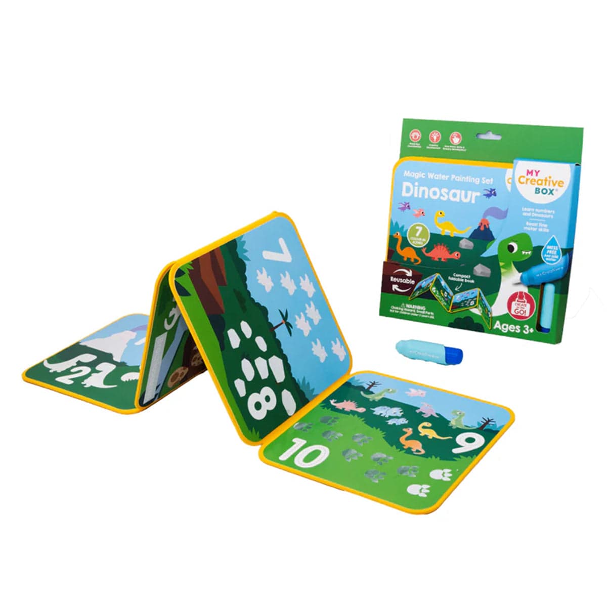My Creative Box Dino Adventure Magic Water Painting Set