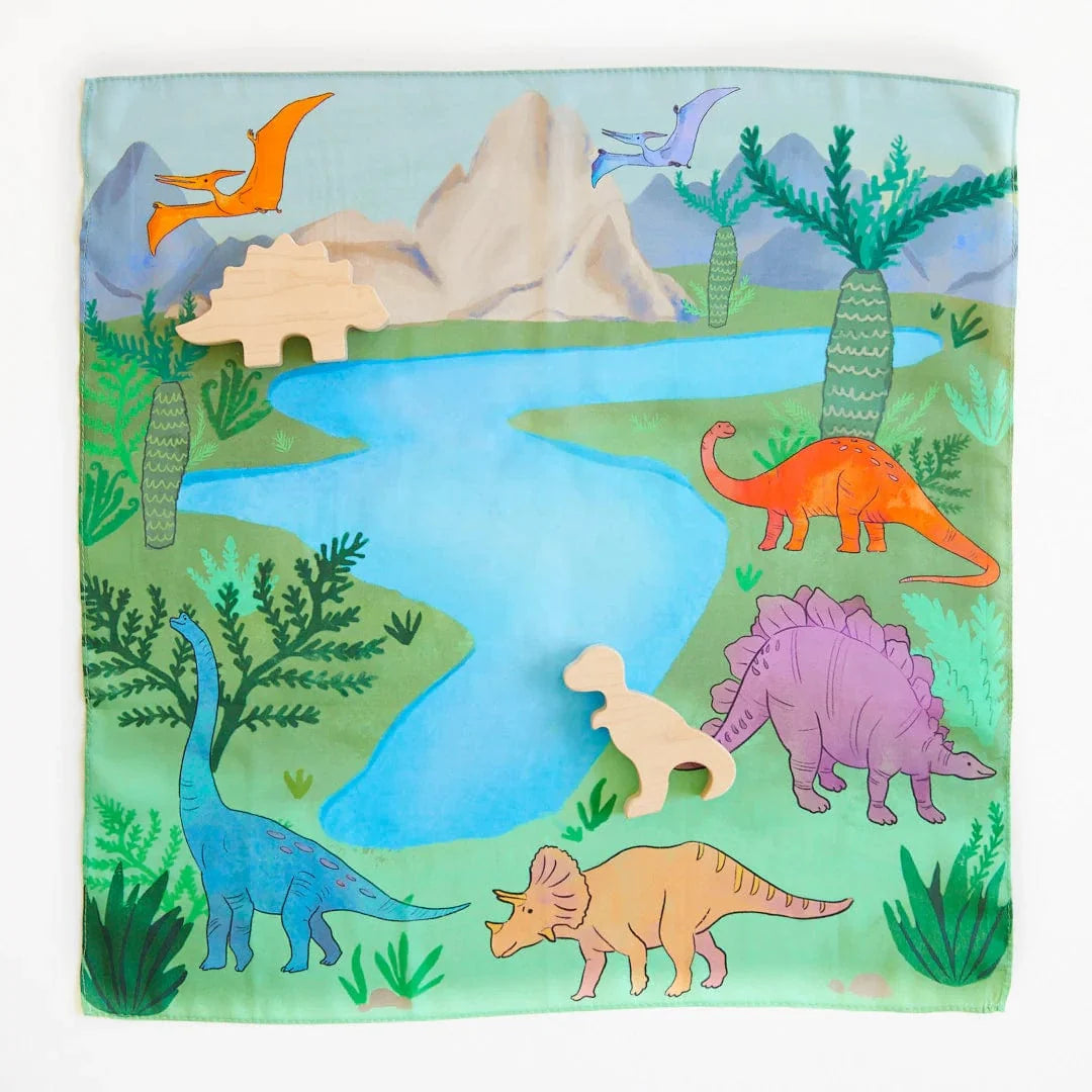 Sarah's Silks Playmap Dinosaur