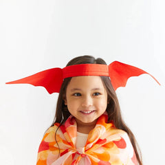 Sarah's Silks Ears Dinosaur Red