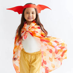 Sarah's Silks Ears Dinosaur Red