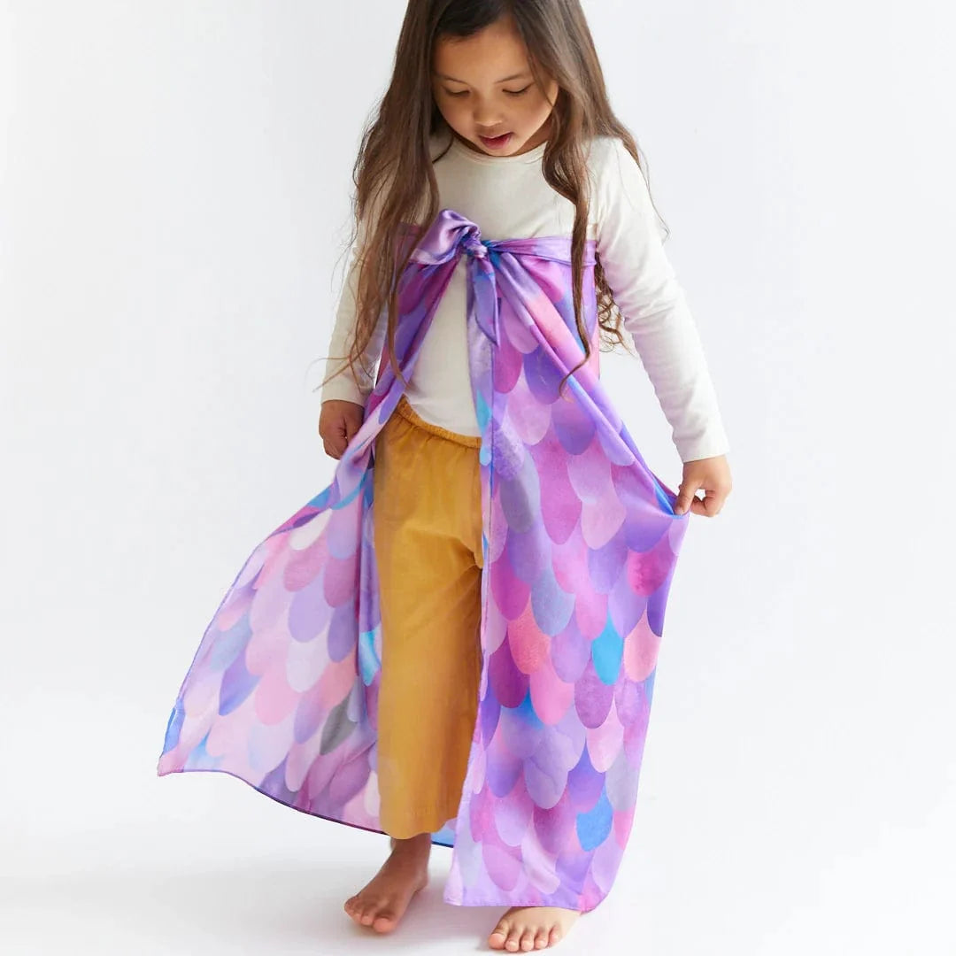 Sarah's Silks Playsilk - Purple Dinosaur